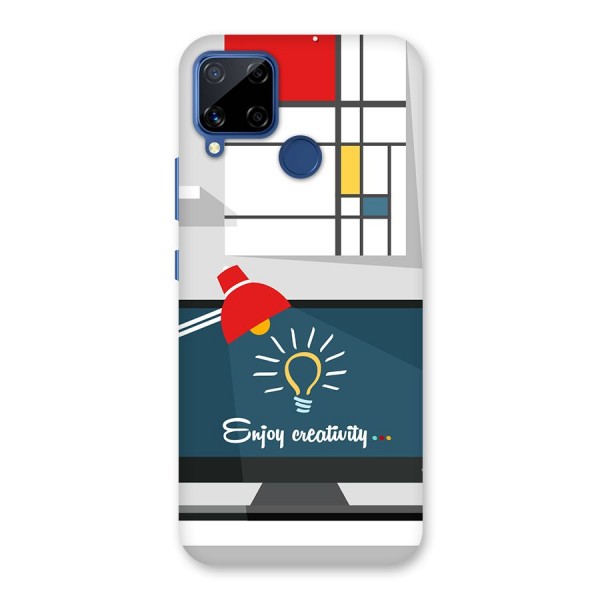 Creative Workspace Design Back Case for Realme C12