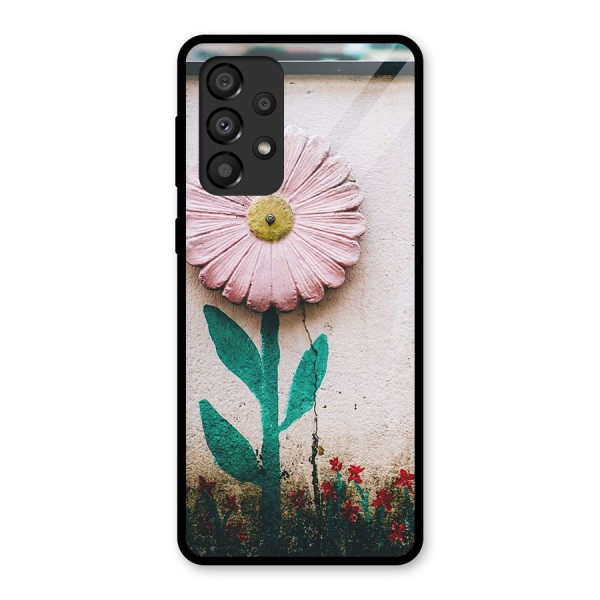 Creativity Flower Glass Back Case for Galaxy A33 5G