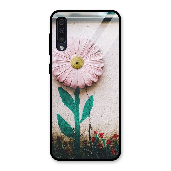 Creativity Flower Glass Back Case for Galaxy A50s