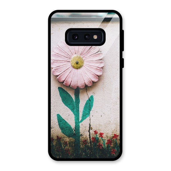 Creativity Flower Glass Back Case for Galaxy S10e