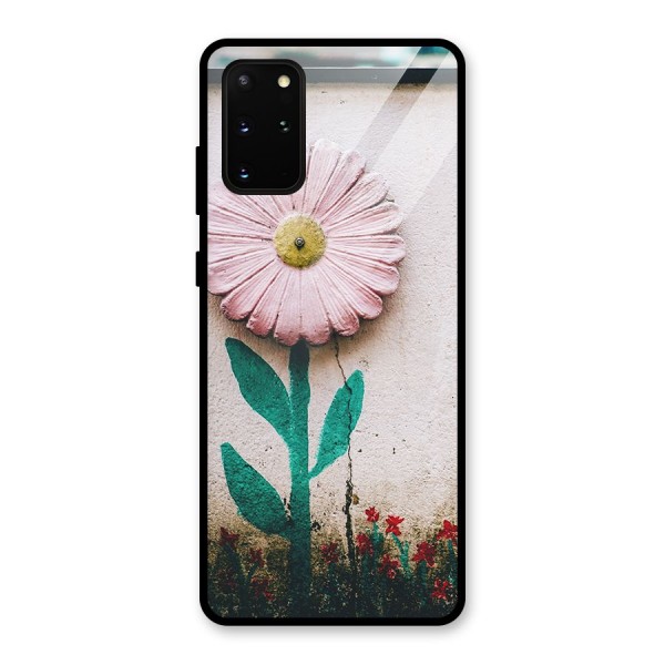 Creativity Flower Glass Back Case for Galaxy S20 Plus