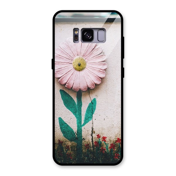 Creativity Flower Glass Back Case for Galaxy S8