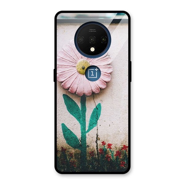 Creativity Flower Glass Back Case for OnePlus 7T