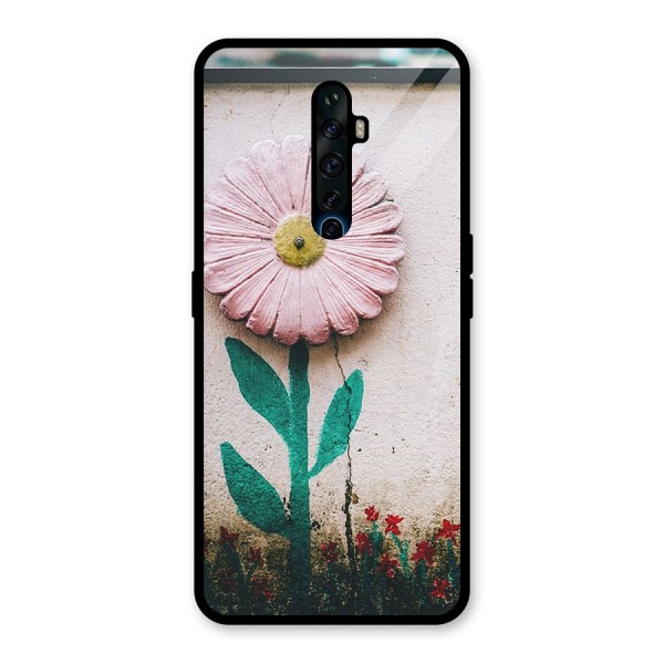 Creativity Flower Glass Back Case for Oppo Reno2 Z