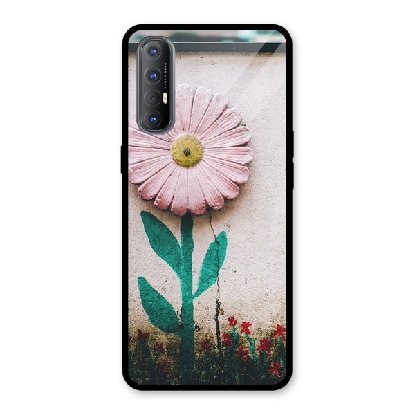 Creativity Flower Glass Back Case for Oppo Reno3 Pro