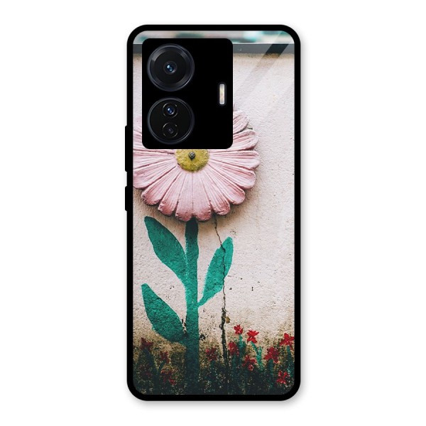 Creativity Flower Glass Back Case for Vivo T1 Pro