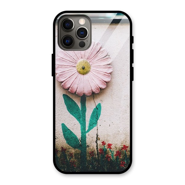 Creativity Flower Glass Back Case for iPhone 12 Pro