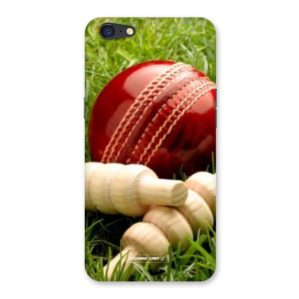 Cricket Ball and Stumps Back Case for Oppo A71