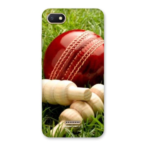 Cricket Ball and Stumps Back Case for Redmi 6A