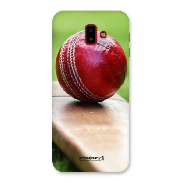 Cricket Bat Ball Back Case for Galaxy J6 Plus