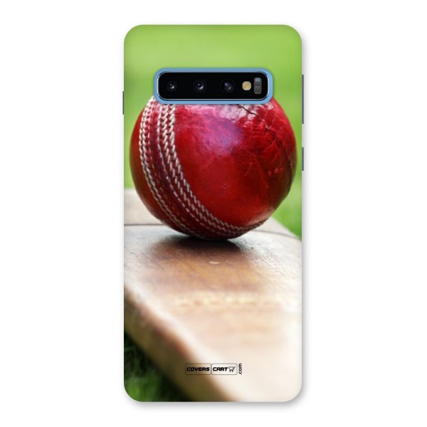 Cricket Bat Ball Back Case for Galaxy S10