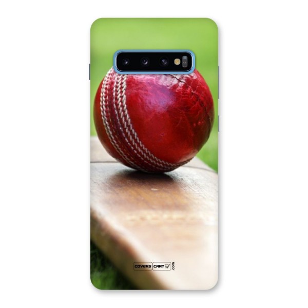 Cricket Bat Ball Back Case for Galaxy S10 Plus