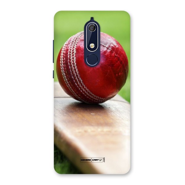 Cricket Bat Ball Back Case for Nokia 5.1