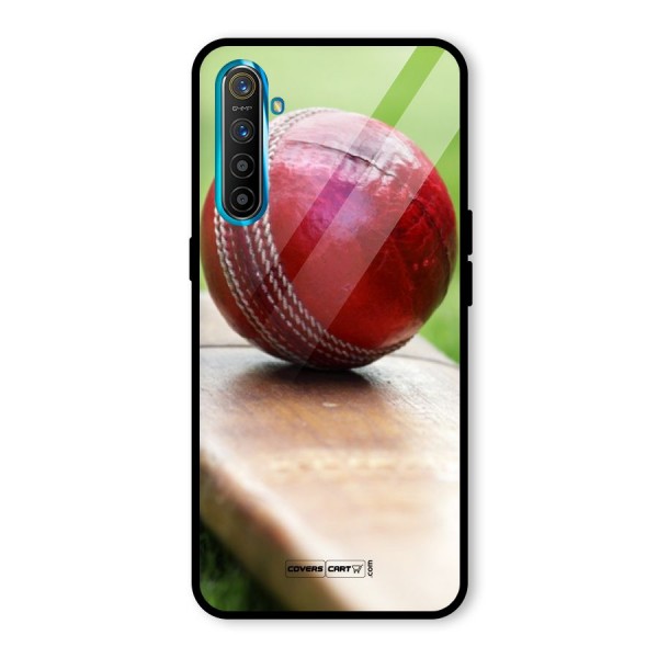 Cricket Bat Ball Glass Back Case for Realme XT