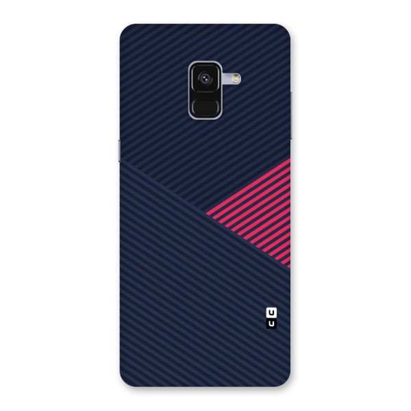 Criscros Stripes Back Case for Galaxy A8 Plus