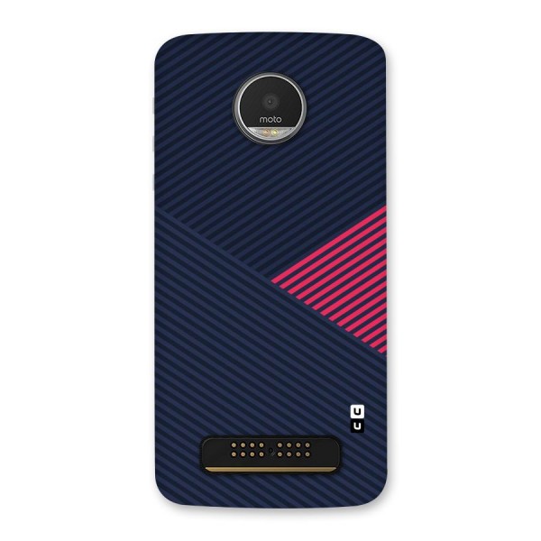 Criscros Stripes Back Case for Moto Z Play