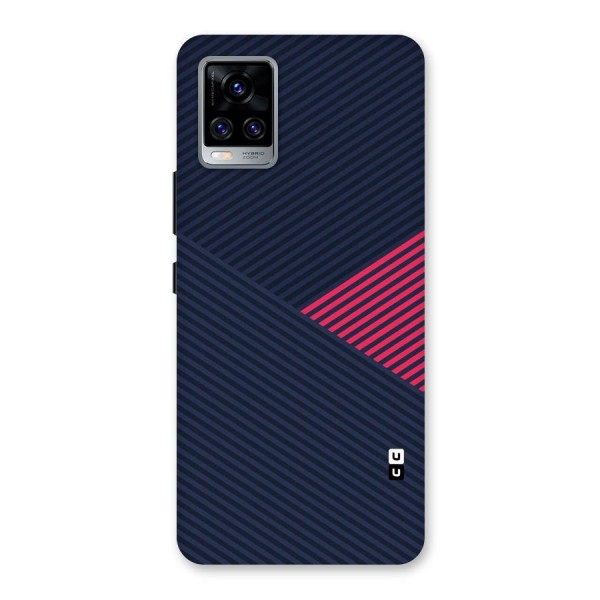 Criscros Stripes Back Case for Vivo V20 Pro