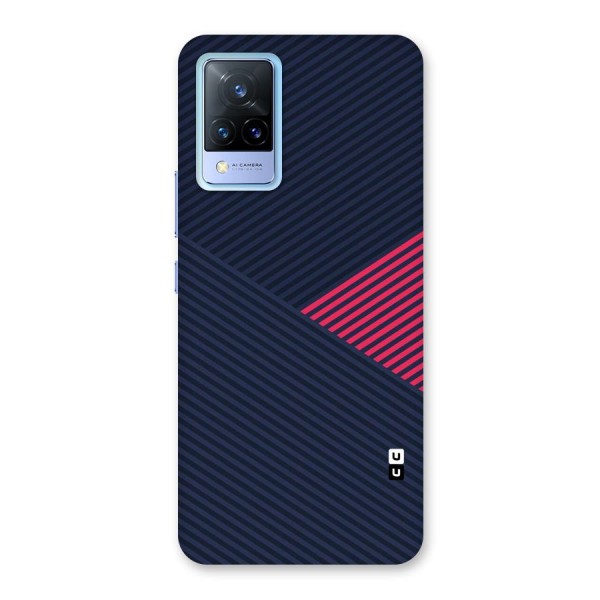 Criscros Stripes Back Case for Vivo V21 5G