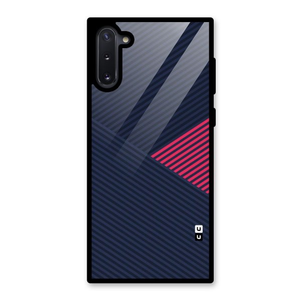 Criscros Stripes Glass Back Case for Galaxy Note 10