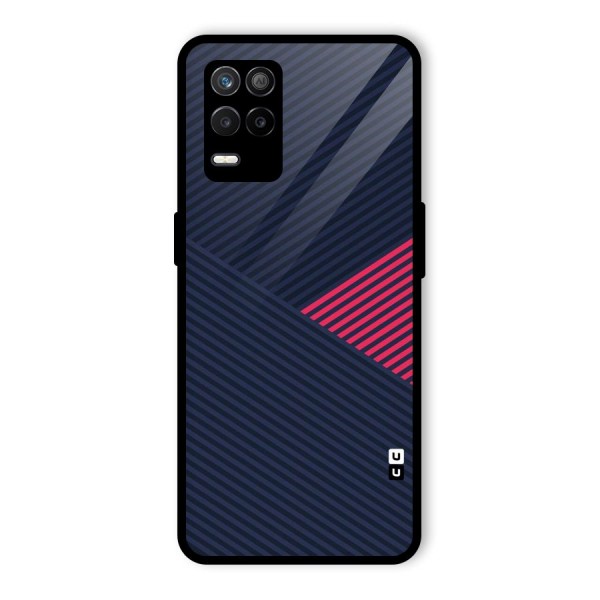 Criscros Stripes Glass Back Case for Realme 9 5G