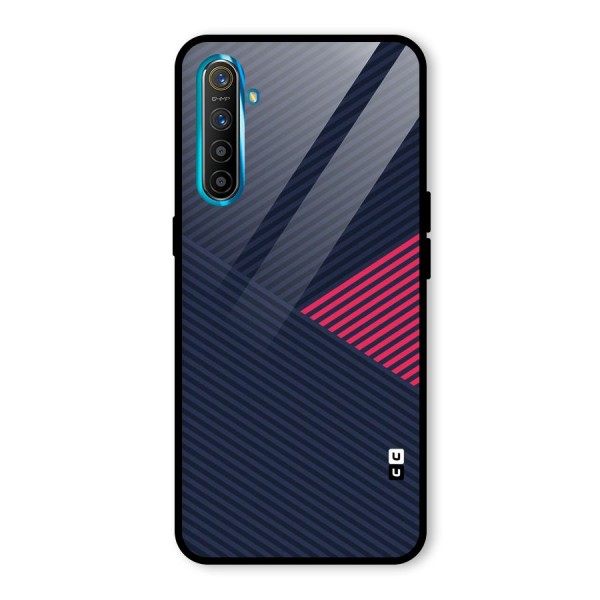 Criscros Stripes Glass Back Case for Realme XT