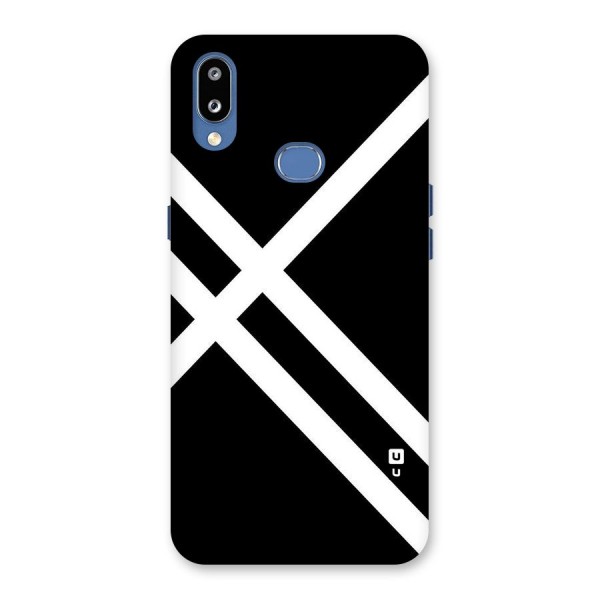 CrissCross Lines Back Case for Galaxy M01s