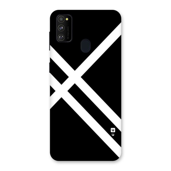 CrissCross Lines Back Case for Galaxy M21