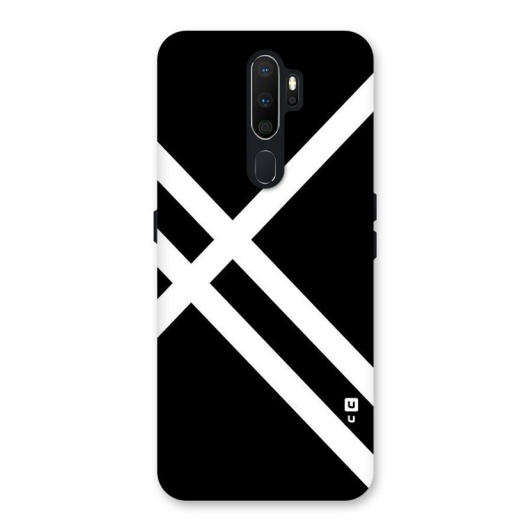 CrissCross Lines Back Case for Oppo A5 (2020)