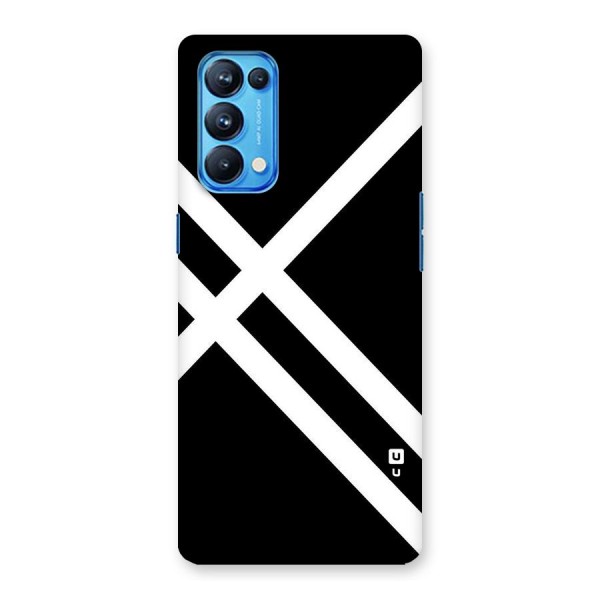 CrissCross Lines Back Case for Oppo Reno5 Pro 5G