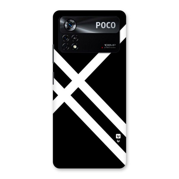 CrissCross Lines Back Case for Poco X4 Pro 5G