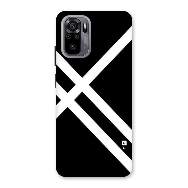 CrissCross Lines Back Case for Redmi Note 10