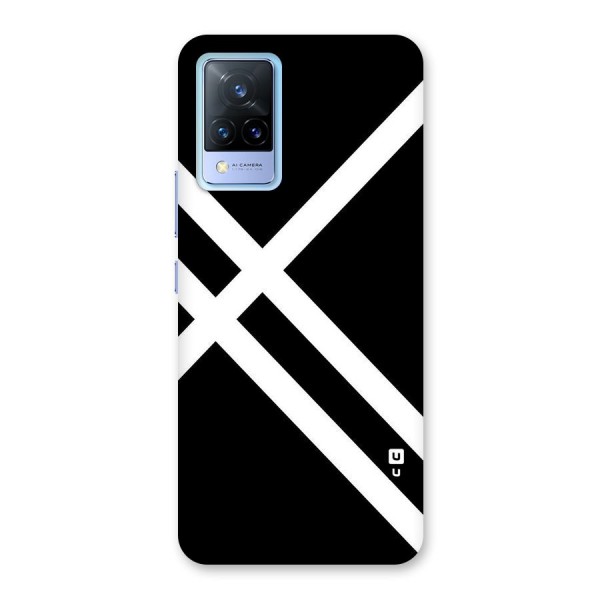 CrissCross Lines Back Case for Vivo V21 5G