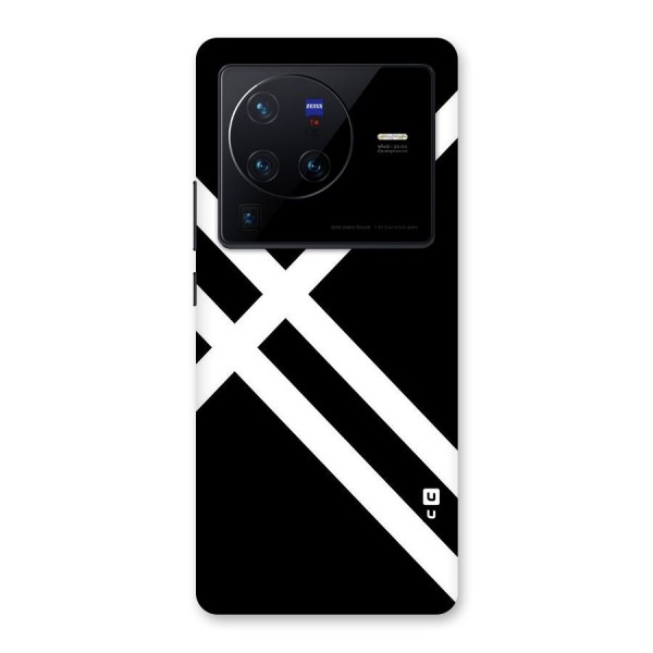 CrissCross Lines Back Case for Vivo X80 Pro