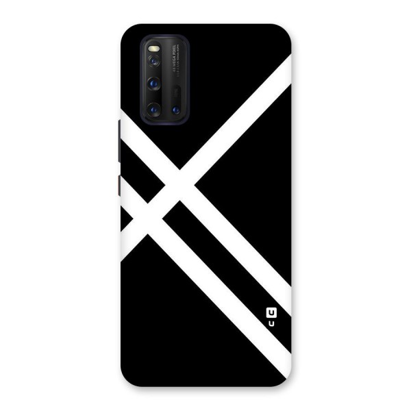 CrissCross Lines Back Case for Vivo iQOO 3