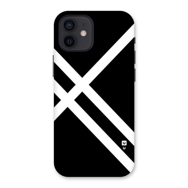 CrissCross Lines Back Case for iPhone 12