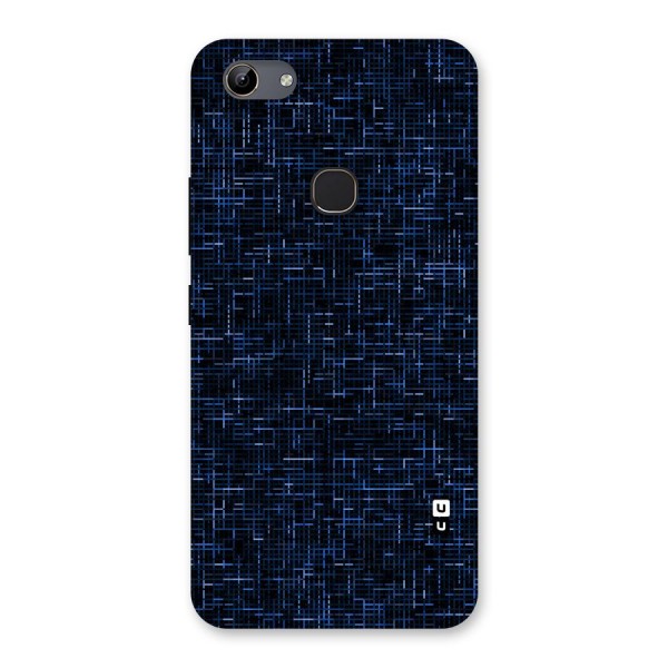 Criss Cross Blue Pattern Back Case for Vivo Y81