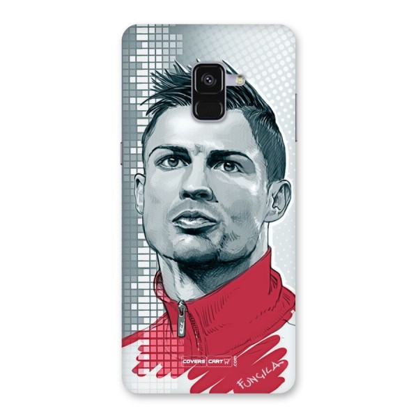 Cristiano Ronaldo Sketch Back Case for Galaxy A8 Plus