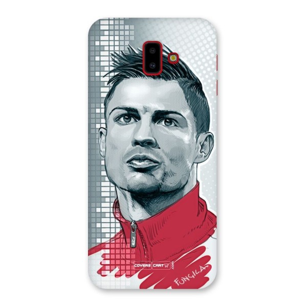 Cristiano Ronaldo Sketch Back Case for Galaxy J6 Plus