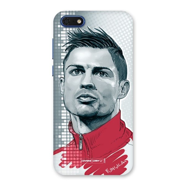 Cristiano Ronaldo Sketch Back Case for Honor 7s