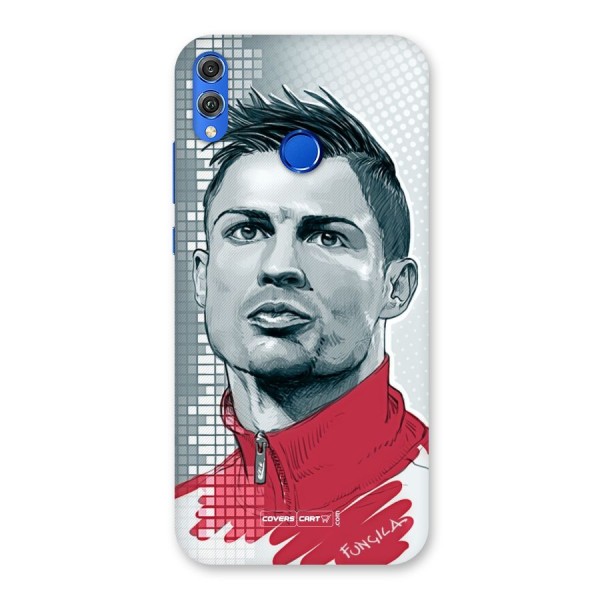 Cristiano Ronaldo Sketch Back Case for Honor 8X