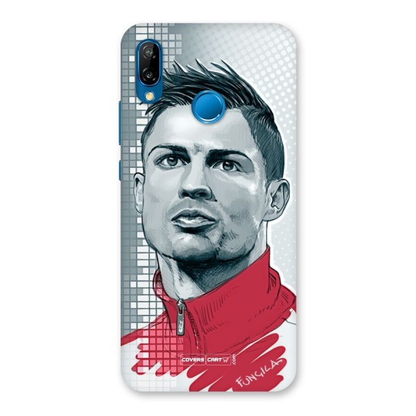 Cristiano Ronaldo Sketch Back Case for Huawei P20 Lite