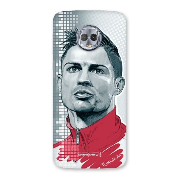 Cristiano Ronaldo Sketch Back Case for Moto G6