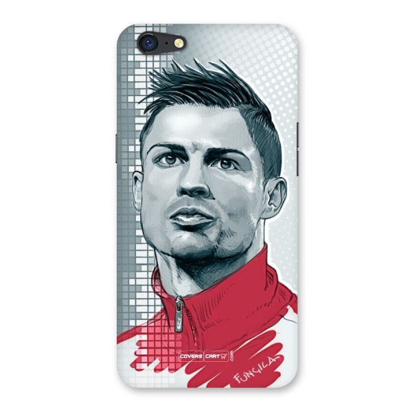 Cristiano Ronaldo Sketch Back Case for Oppo A71