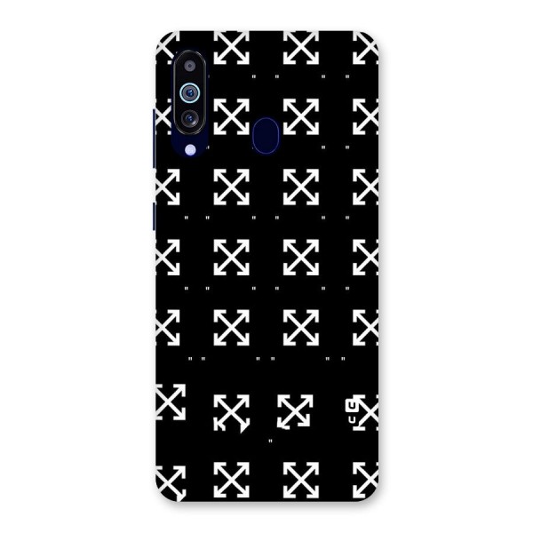 Cross Arrow Black Back Case for Galaxy A60