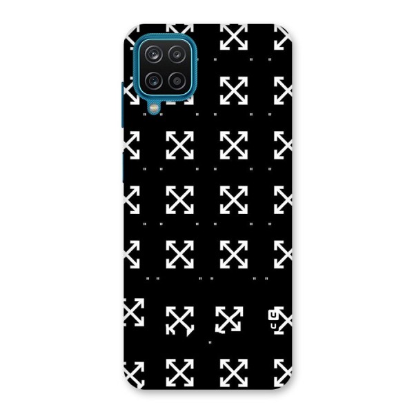 Cross Arrow Black Back Case for Galaxy F12