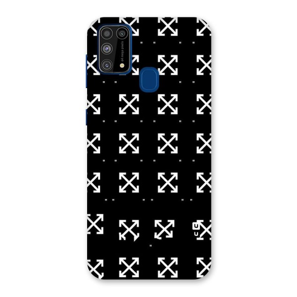 Cross Arrow Black Back Case for Galaxy F41