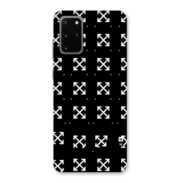 Cross Arrow Black Back Case for Galaxy S20 Plus