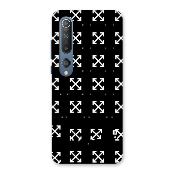 Cross Arrow Black Back Case for Mi 10