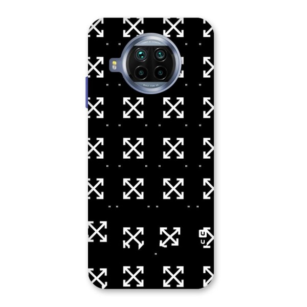 Cross Arrow Black Back Case for Mi 10i