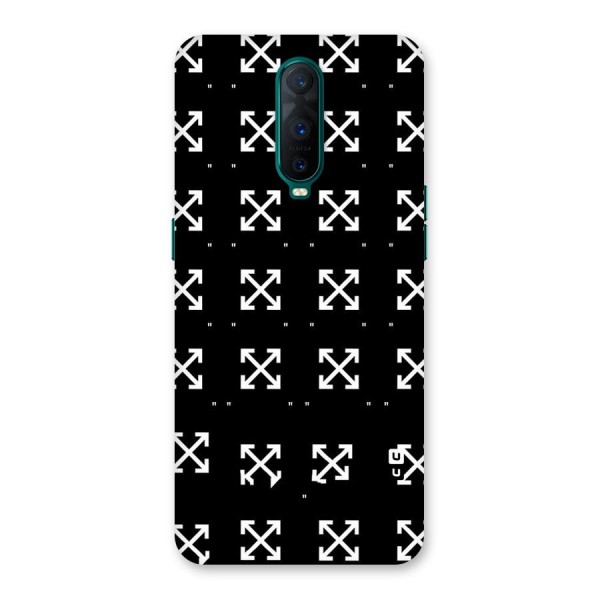 Cross Arrow Black Back Case for Oppo R17 Pro